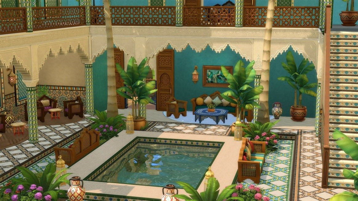 Sims 4 Courtyard Oasis - Origin - 95gameshop