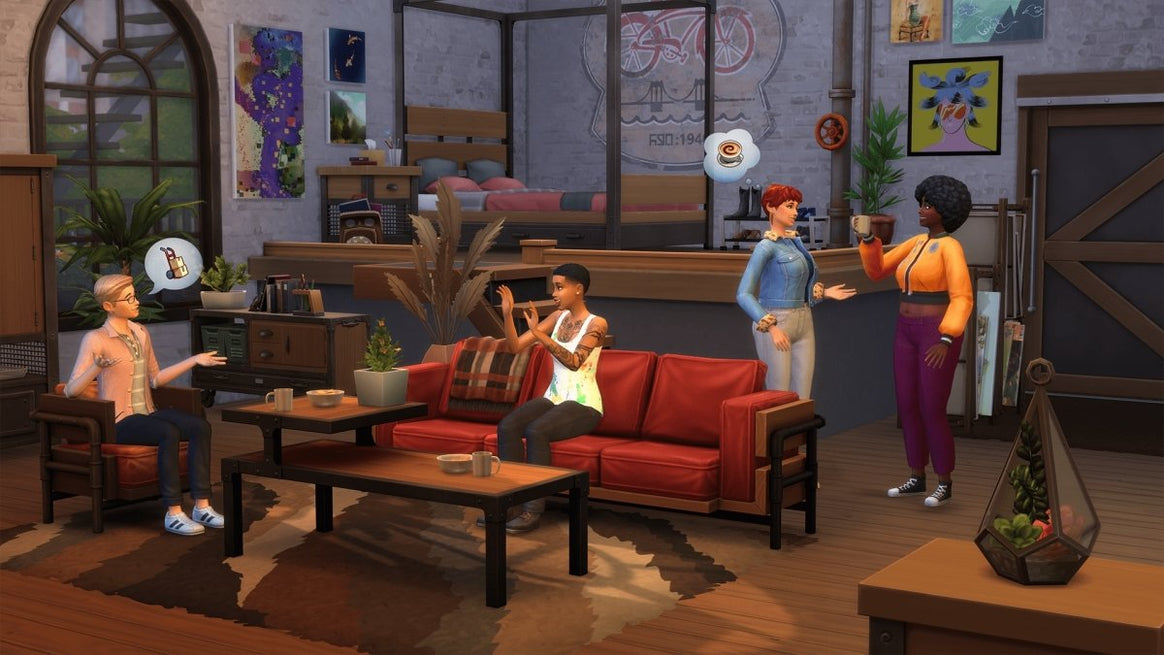 Sims 4 Industrial Loft Kit - Origin - 95gameshop